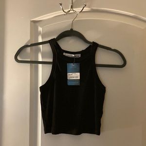 Black crop top